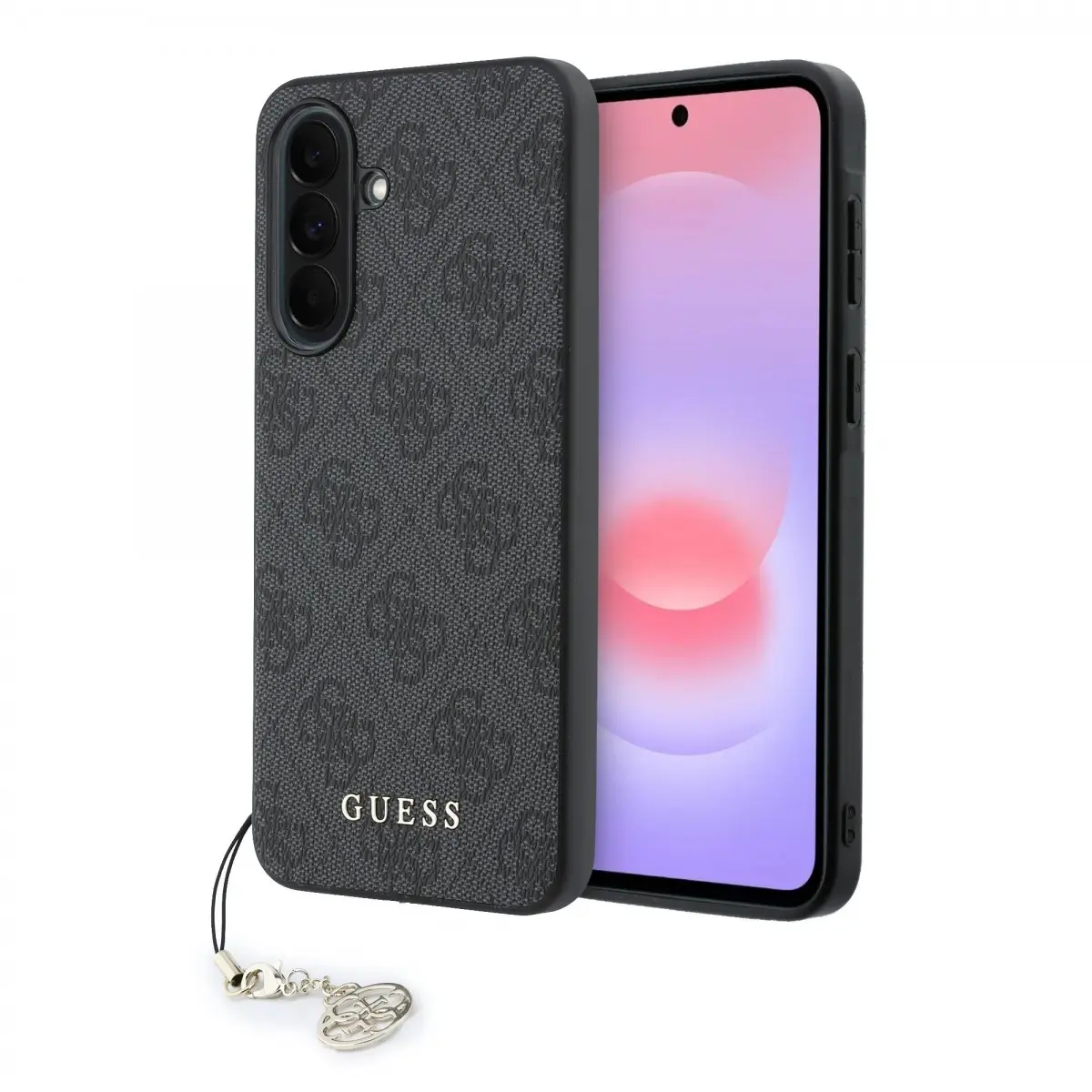 Kryt Guess 4G Charm pro Samsung Galaxy A37 černý