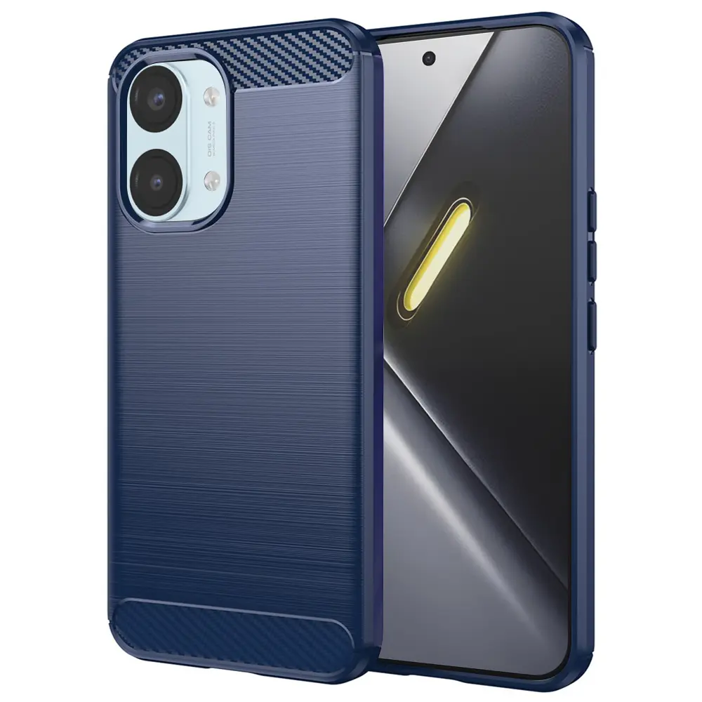 Kryt Techsuit Carbon Silicone Xiaomi Poco X8 Pro Max modrý
