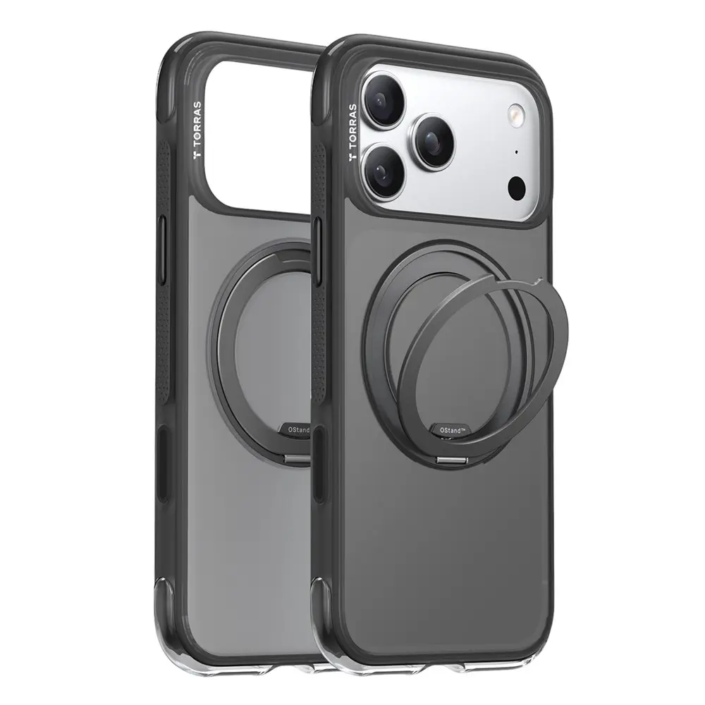 Kryt Torras Ostand O3 Air Series iPhone 17 Pro Max stínově černý
