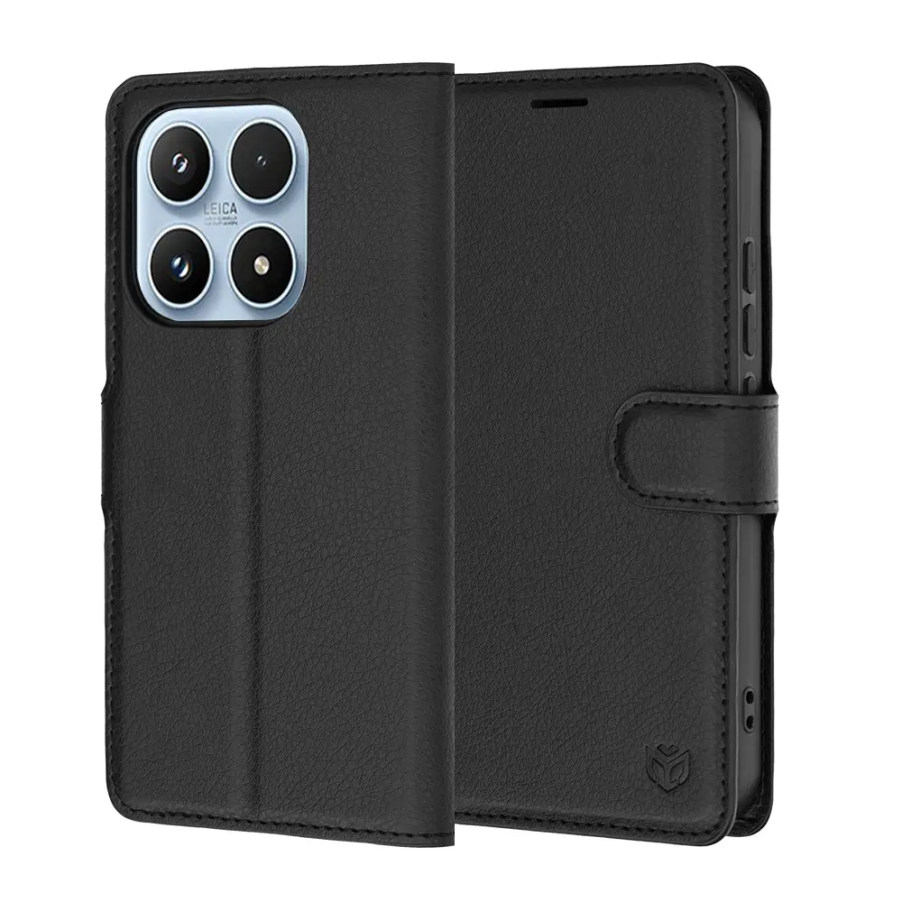 Knížkové pouzdro Techsuit Leather Folio Xiaomi 17 černé