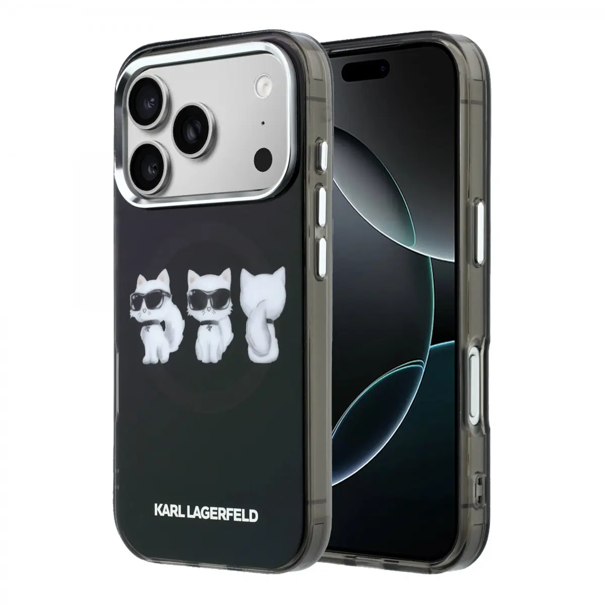Zadní kryt Karl Lagerfeld IML Choupette Trio Watercolor MagSafe pro iPhone 17 Pro