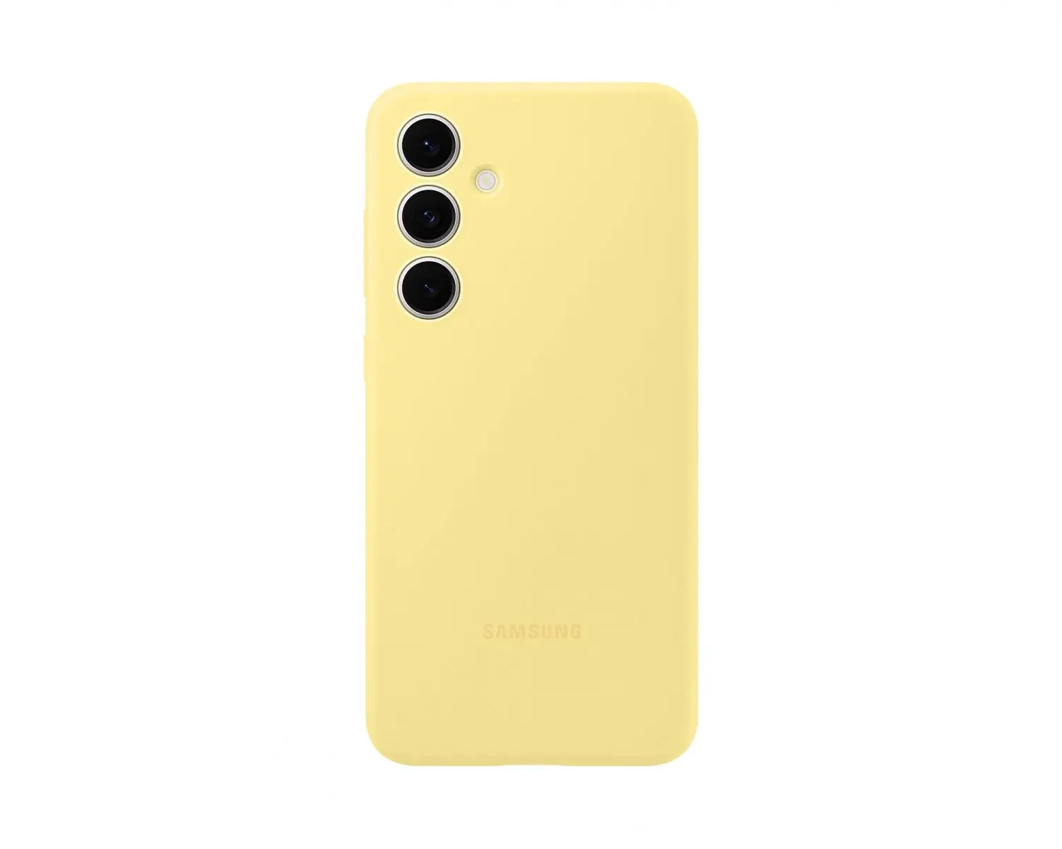 Silikonový kryt EF-PS721CYE Samsung pro Galaxy S24 FE žlutý