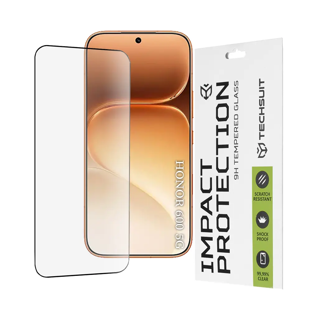 Ochranné sklo Techsuit 111D Full Cover Full Glue Glass Honor 600 600 Pro černé