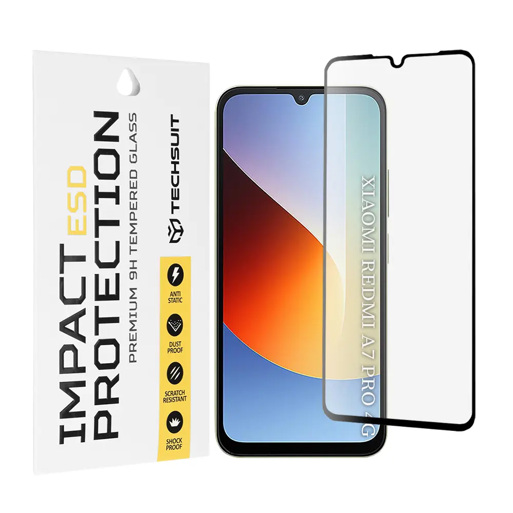 Techsuit - ESD Glass ochranné sklo pro Xiaomi Redmi A7 Pro 4G - černé