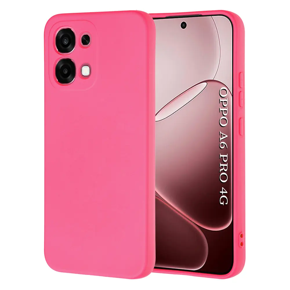 Kryt Techsuit SoftFlex Oppo A6 Pro 5G zářivě růžový
