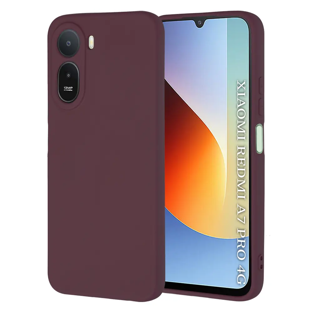 Kryt Techsuit SoftFlex Xiaomi Redmi A7 Pro 4G švestkově červený