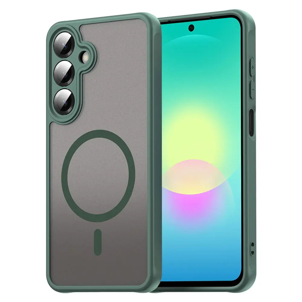 Kryt Techsuit HaloFrost II MagSafe pro Samsung Galaxy A27 5G zelený