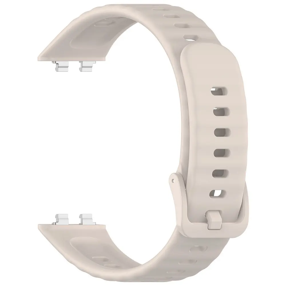 Řemínek Techsuit Watchband pro Huawei Band 11 a Band 11 Pro krémový