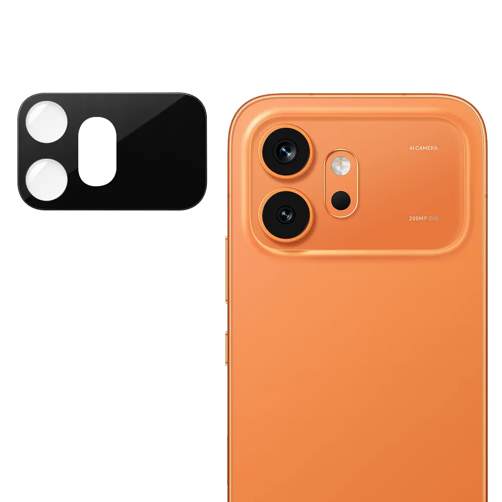 Techsuit - Full Camera Glass ochranné sklo pro fotoaparát pro Honor 600 - černé