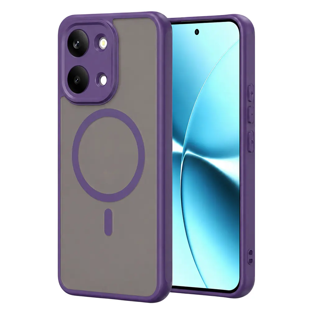 Kryt Techsuit HaloFrost II MagSafe pro Xiaomi Poco X8 Pro Max fialový