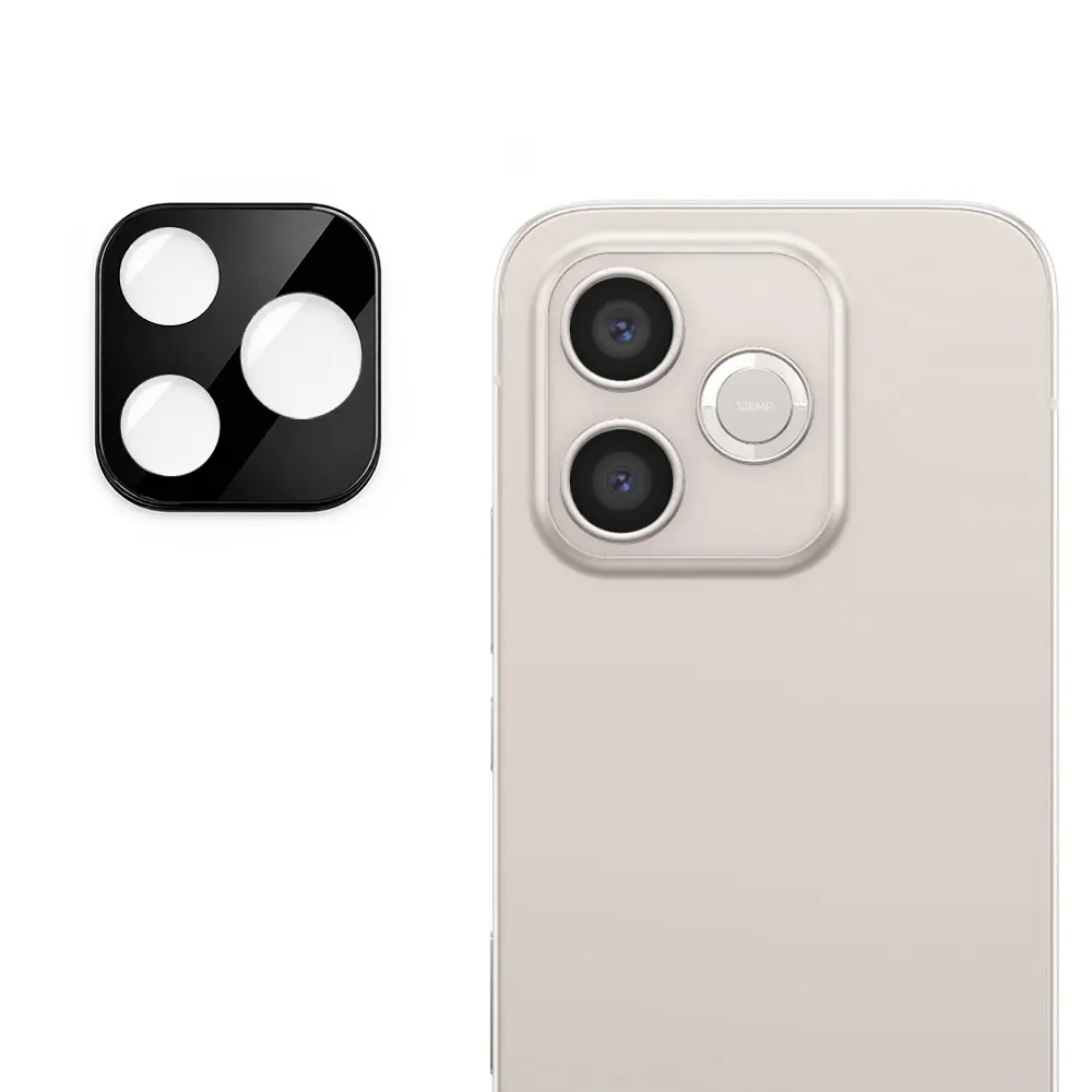Techsuit sklíčko pro čočku fotoaparátu, Honor 600 Lite, černé