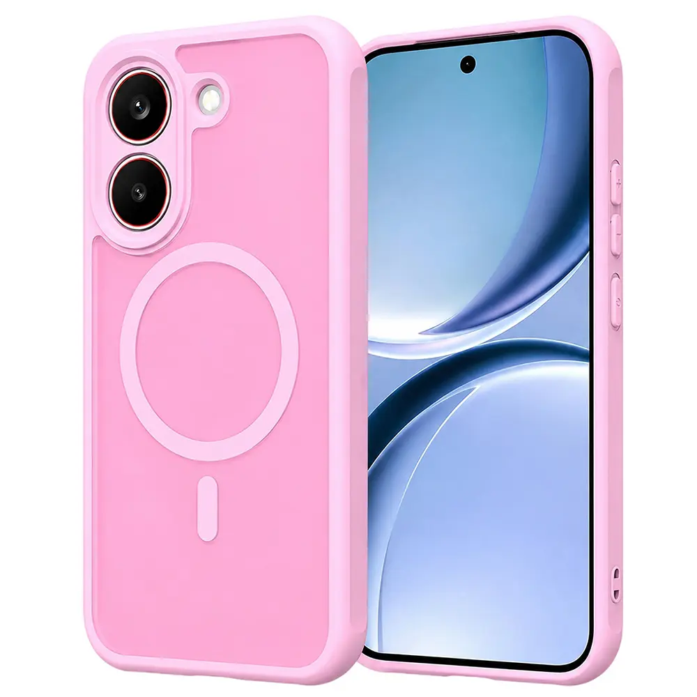 Kryt Techsuit HaloFrost II MagSafe pro Xiaomi Poco X8 Pro růžový