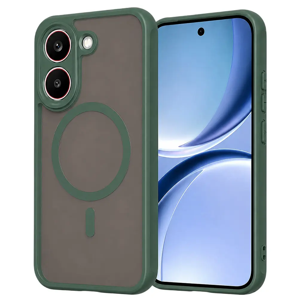 Kryt Techsuit HaloFrost II MagSafe pro Xiaomi Poco X8 Pro zelený