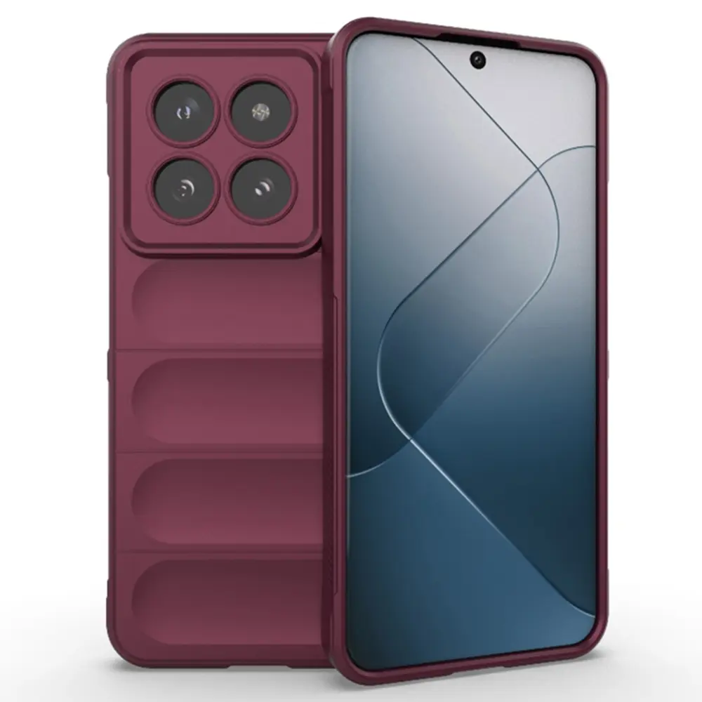 Ochranný kryt Techsuit Magic Shield pro Xiaomi 14 Pro vínový