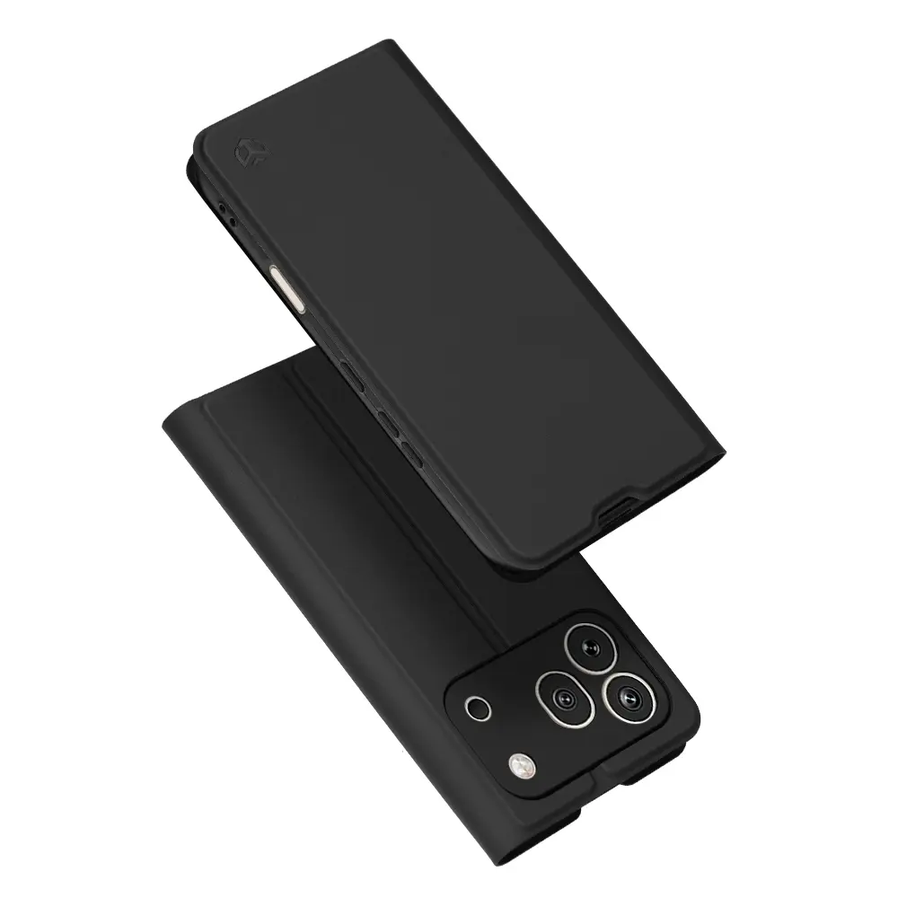Flipové pouzdro Techsuit Magskin Book pro Honor 600 Pro černé