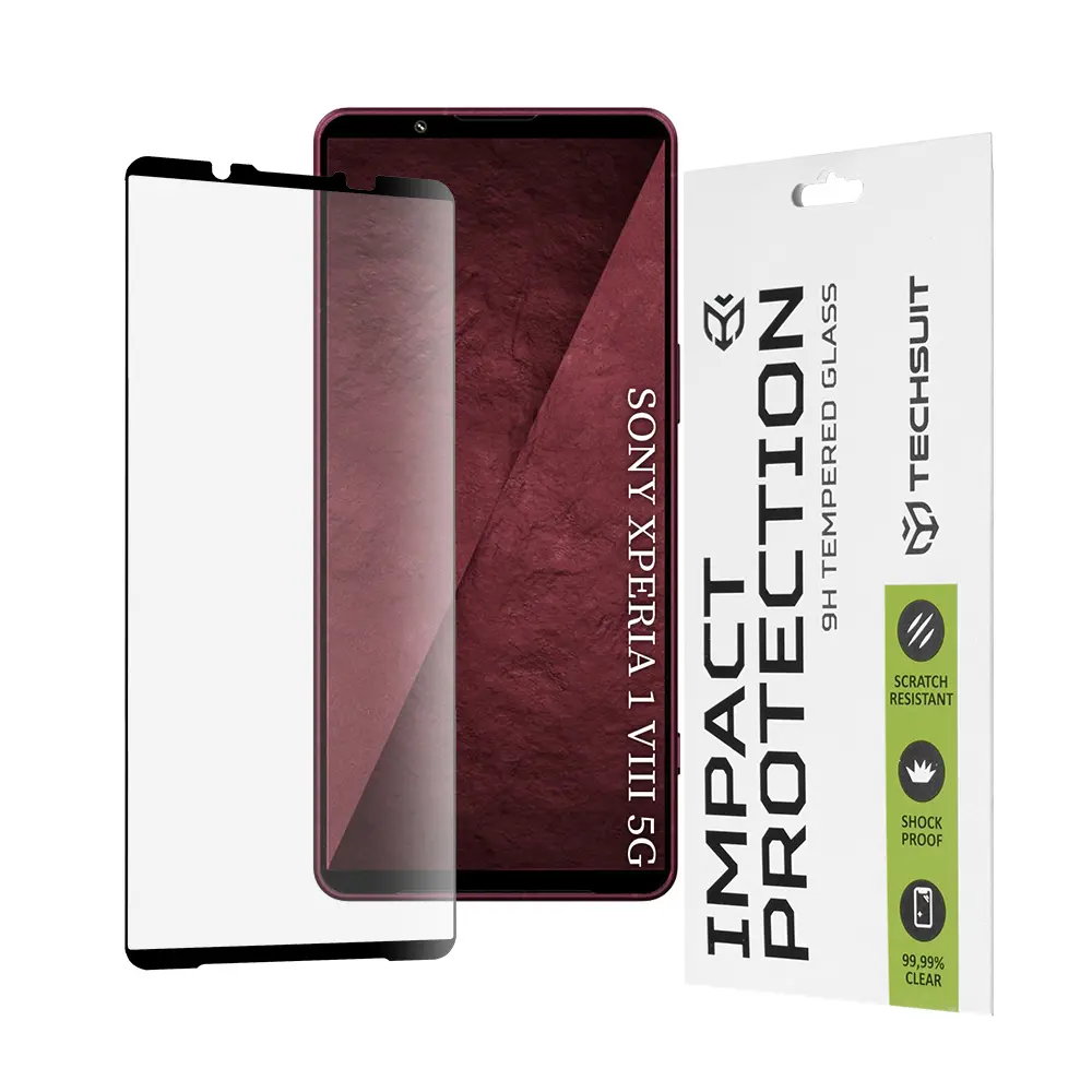 Tvrzené sklo Techsuit 111D Full Cover pro Sony Xperia 1 VIII černé