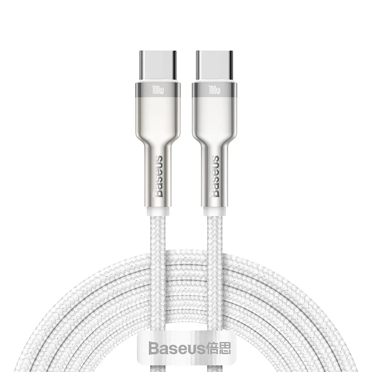 Baseus Kabel Cafule CATJK-D02 Type-C 100W 2m Bílá