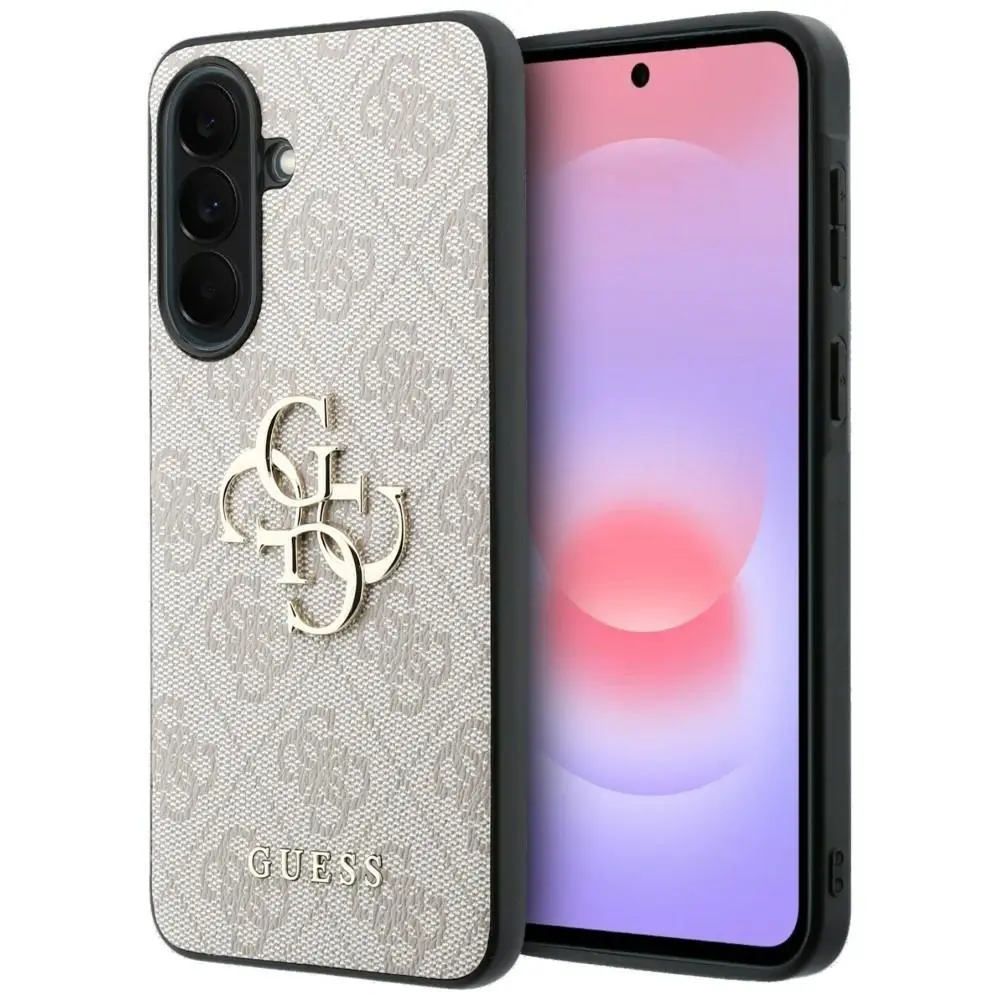 Kryt Guess Hardcase 4G Big Logo (GUHCSA374GMGPI) pro Samsung Galaxy A37 5G růžový