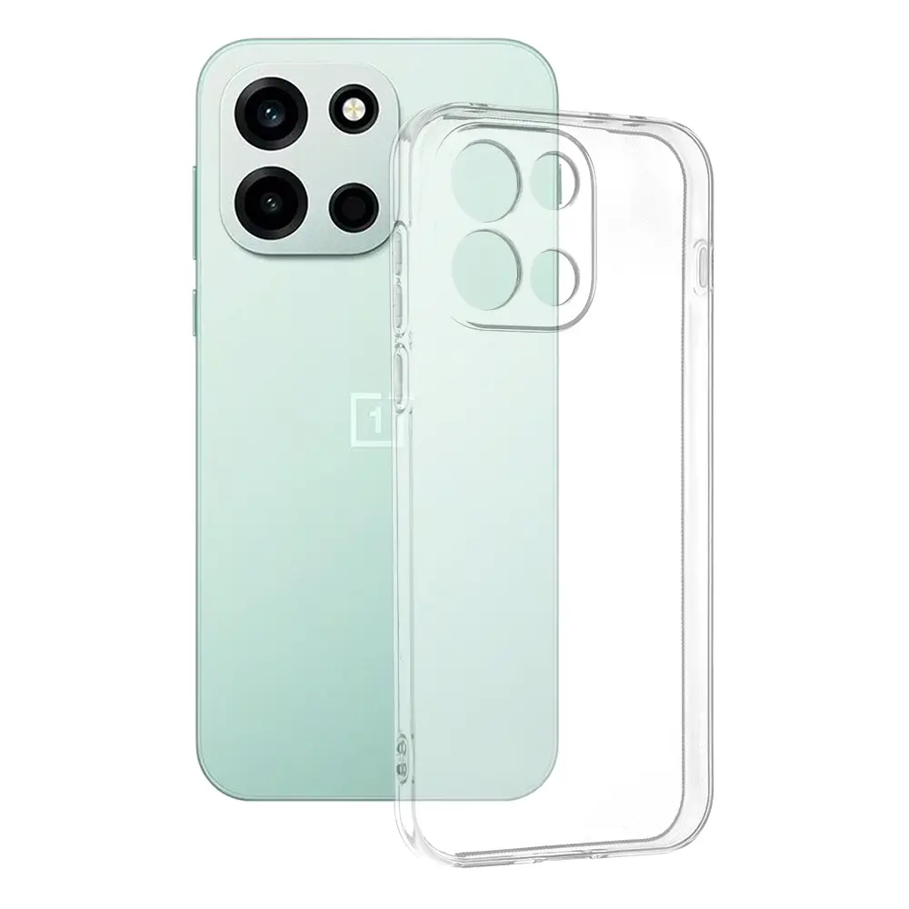 Kryt na mobil Techsuit Clear Silicone OnePlus Nord 6 transparentní