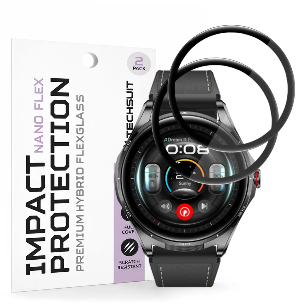 Techsuit Nano Flex, Huawei Watch Buds 2, 2 kusy, černé