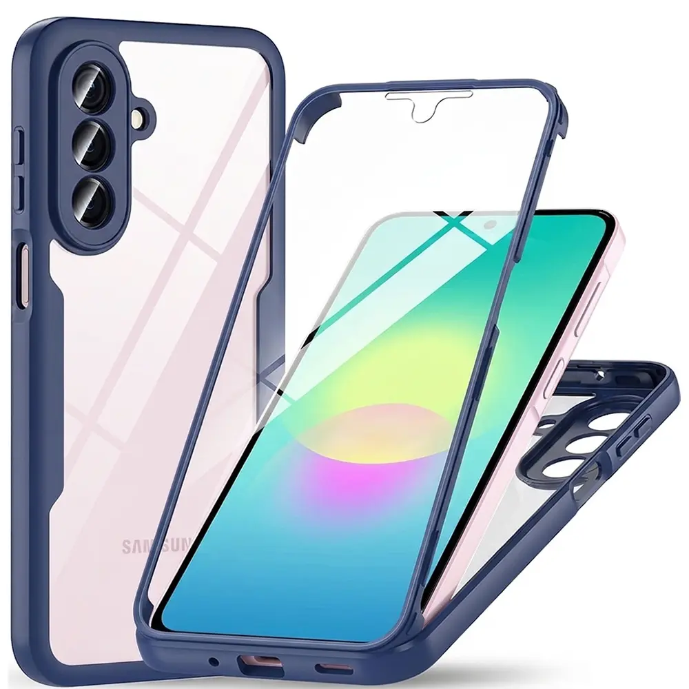 Ochranný kryt s fólií Techsuit ColorVerse 360 pro Samsung Galaxy A27 5G modrý