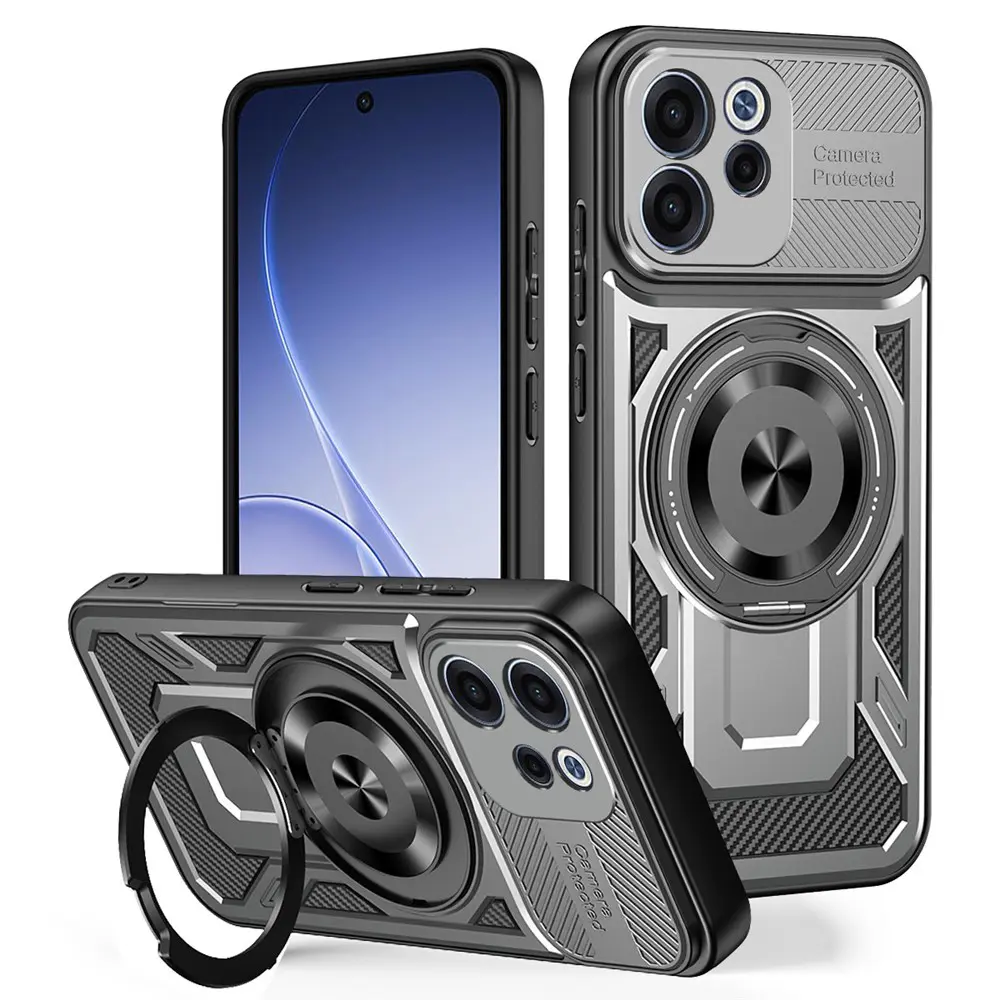 Kryt Techsuit RuggedCam pro Oppo Reno15 F Reno15 FS 5G šedý