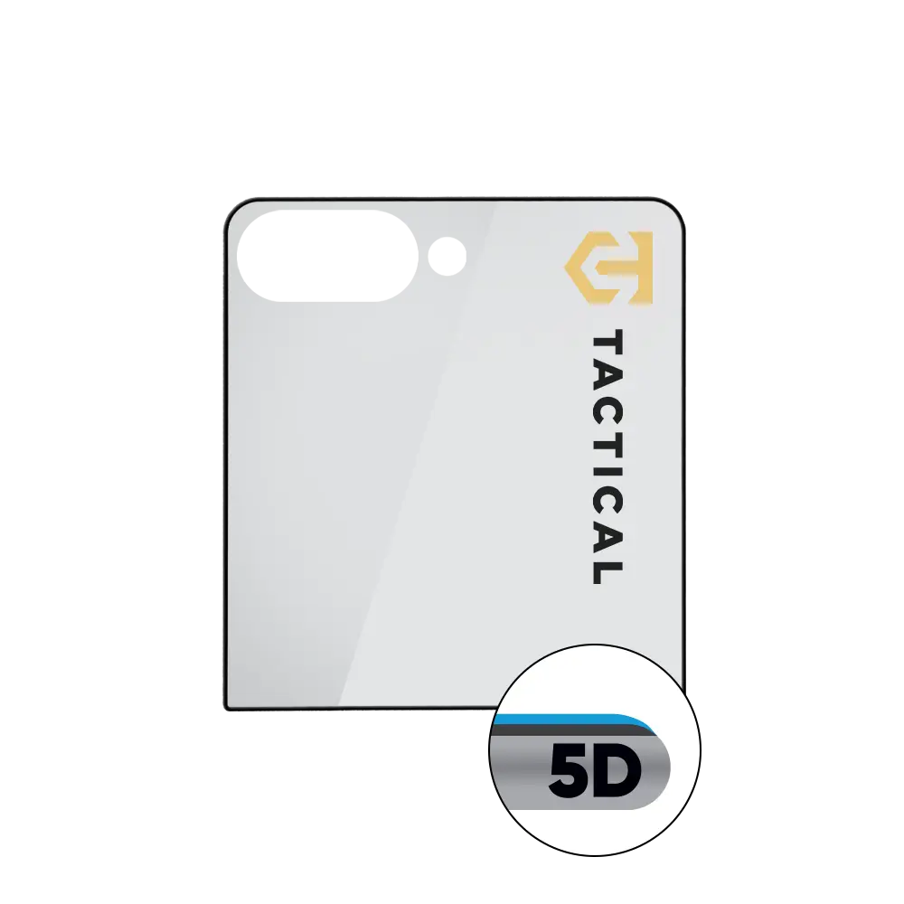 Tvrzené sklo 5D Tactical Glass Shield pro Samsung Galaxy Z Flip 8 černé (vnější)