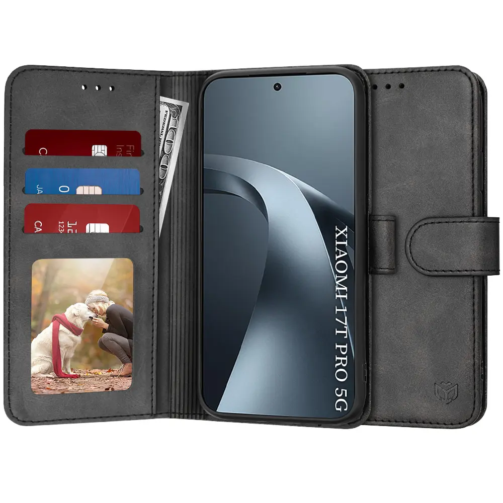 Pouzdro Techsuit Diary Book Xiaomi 17T Pro černé