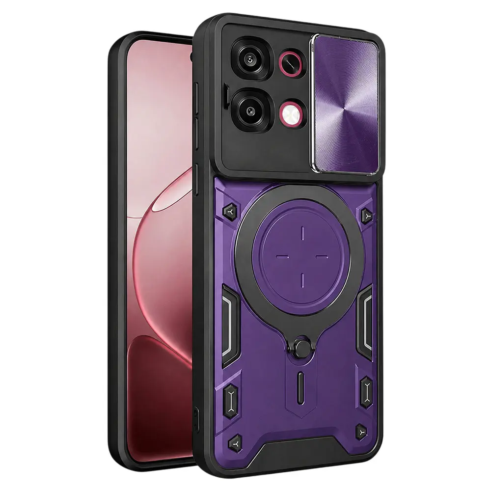 Kryt Techsuit CamGuard Pro Oppo A6 Pro 5G fialový