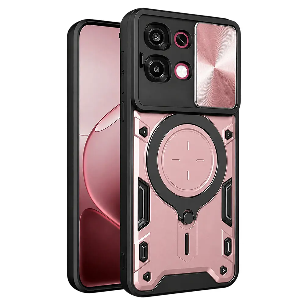 Kryt Techsuit CamGuard Pro Oppo A6 Pro 5G růžovozlatý