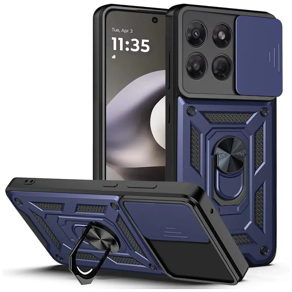 Kryt Techsuit CamShield Series Motorola Moto G37 Power modrý