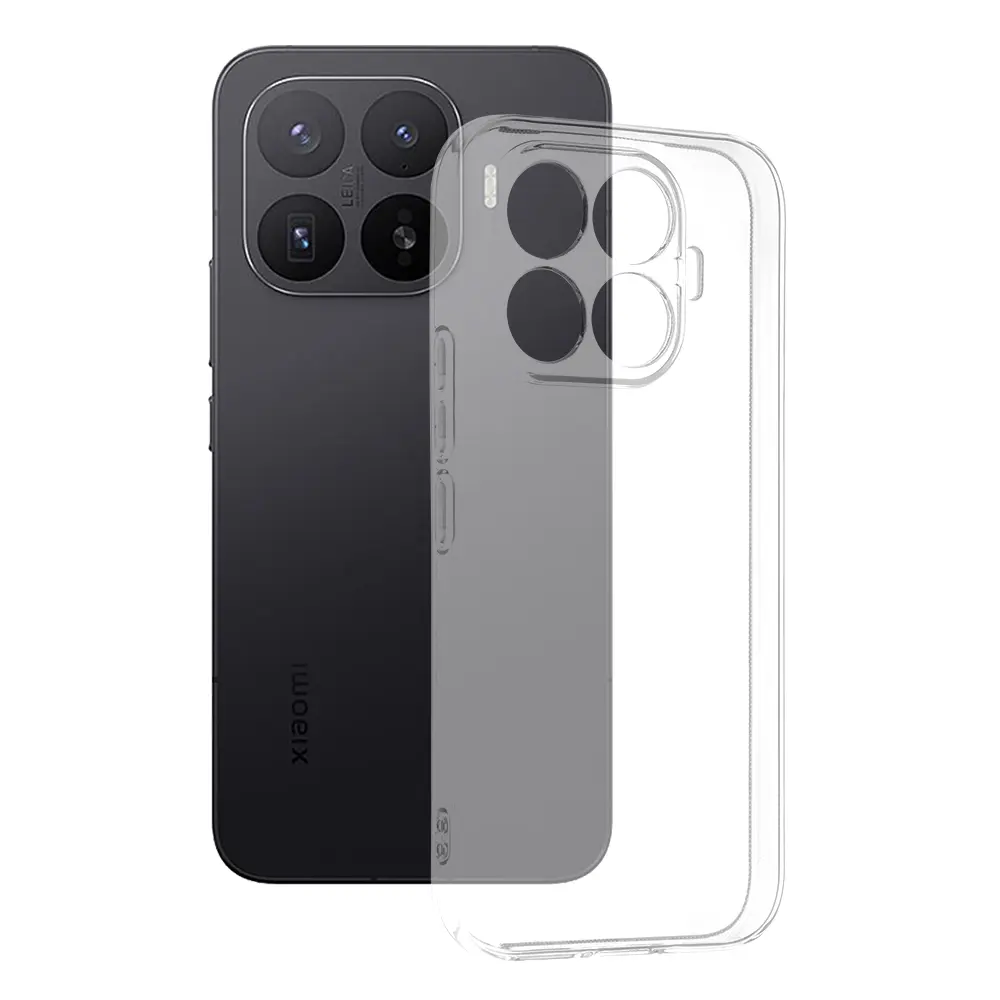 Kryt Techsuit Clear Silicone pro Xiaomi 17T Pro transparentní
