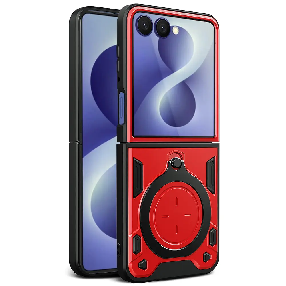 Techsuit - CamGuard Pro pouzdro pro Samsung Galaxy Z Flip8 - červený