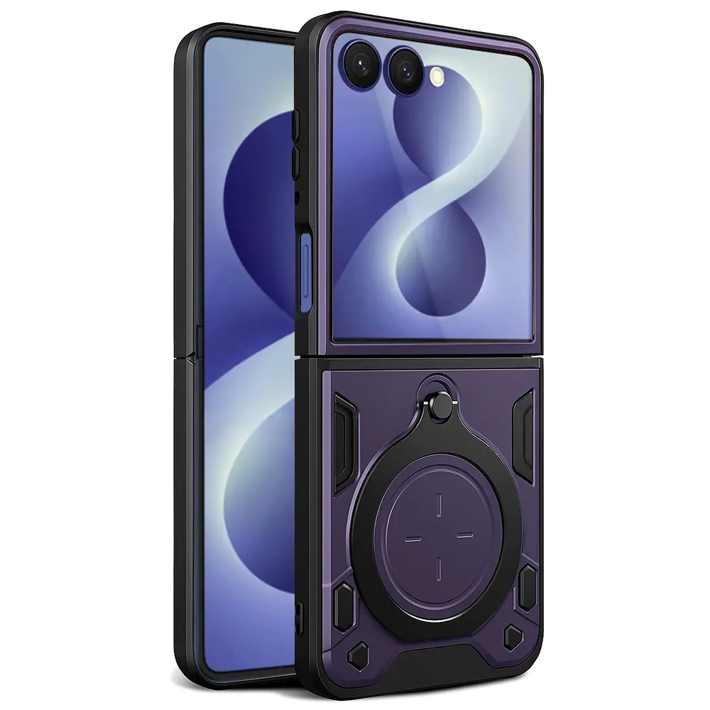 Kryt Techsuit CamGuard Pro pro Samsung Galaxy Z Flip8 fialový