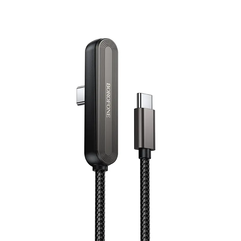 Kabel Borofone BX125 Pacifico USB-C na USB-C PD 60 W 1 m černý