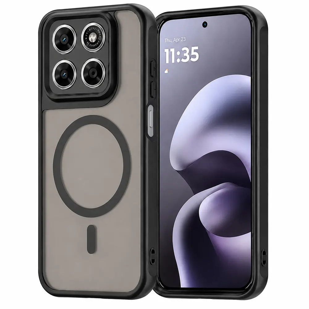 Techsuit - HaloFrost II MagSafe obal pro Motorola Moto G87/G77/G67 - černý