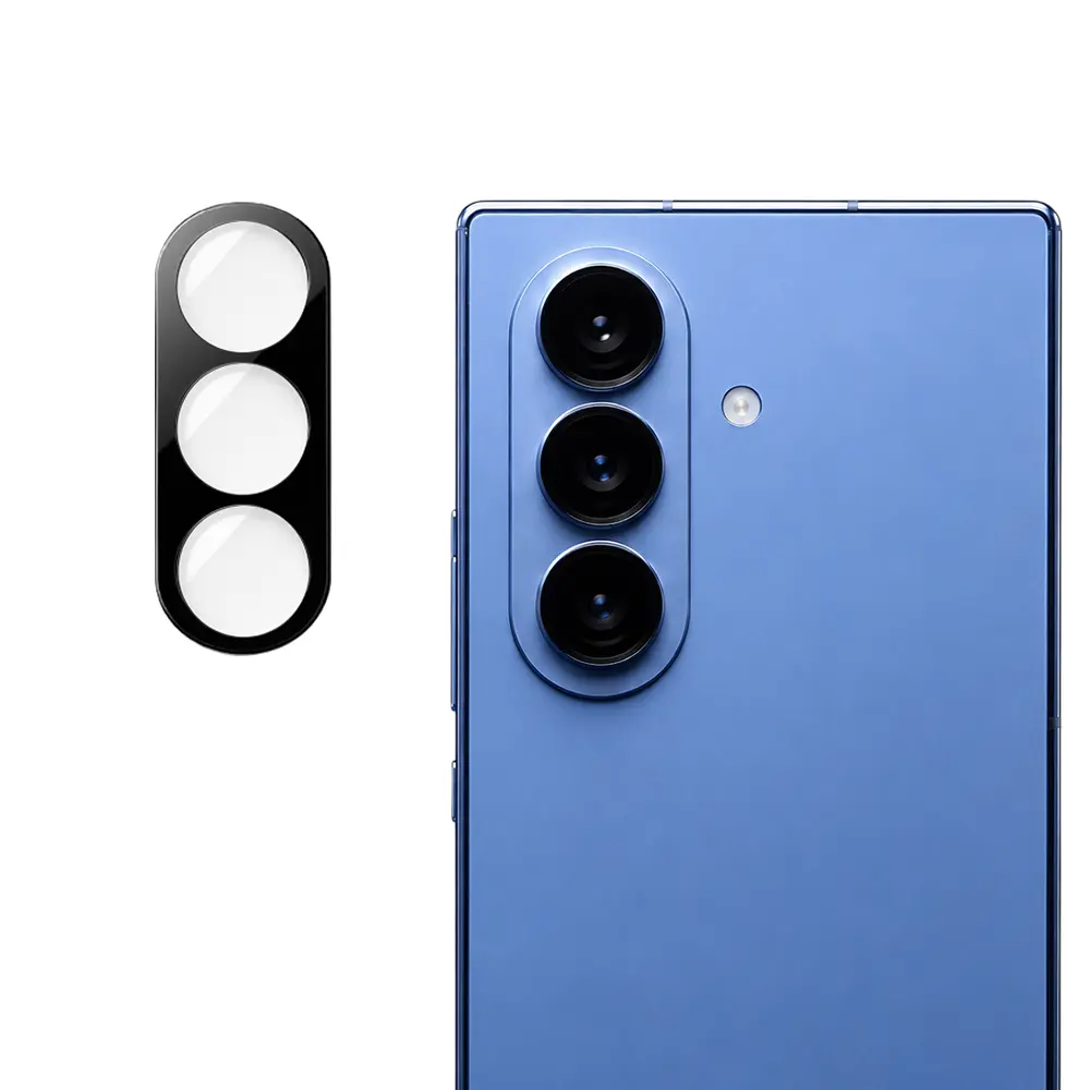 Techsuit - Full Camera Glass ochranné sklo pro fotoaparát pro Samsung Galaxy Z Fold8 Ultra - černé