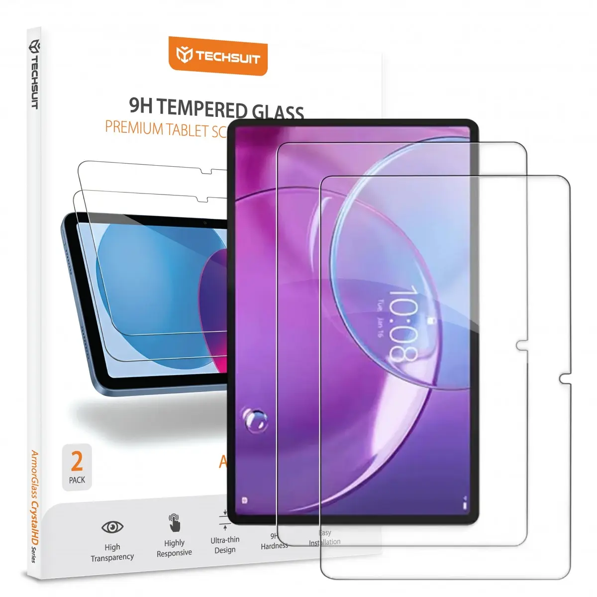 Techsuit ArmorGlass CrystalHD, Lenovo Idea Tab Pro Gen 2, 2 kusy