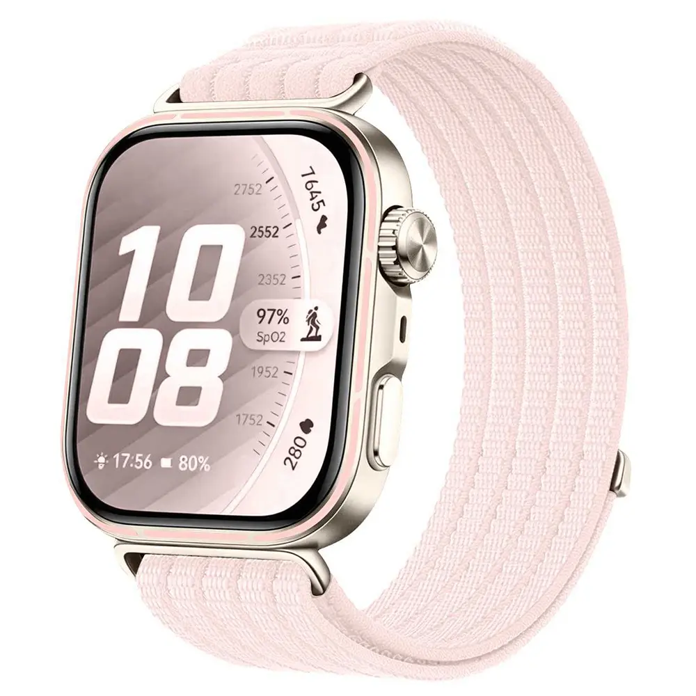 Řemínek Techsuit W085 pro Huawei Watch Fit 5 pudrově růžový