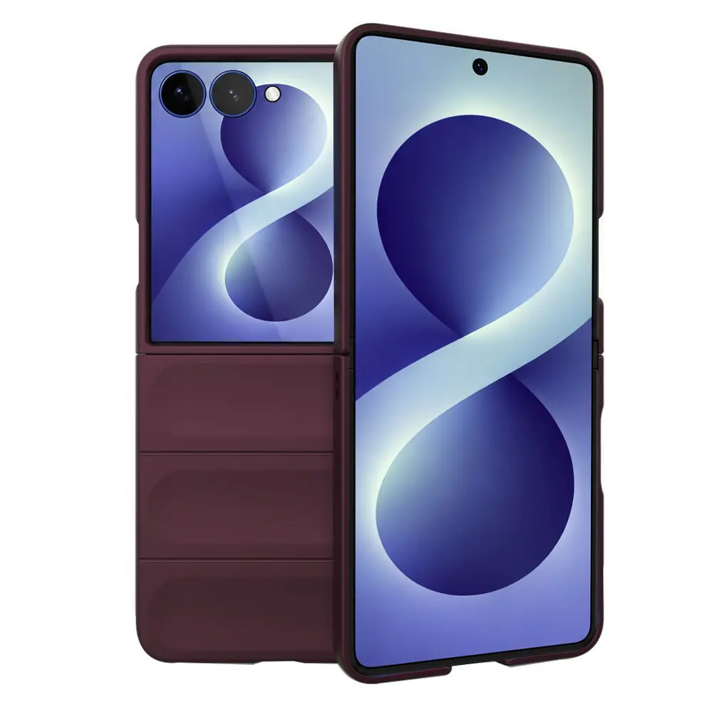 Techsuit - Magic Shield obal pro Samsung Galaxy Z Flip8 - bordó