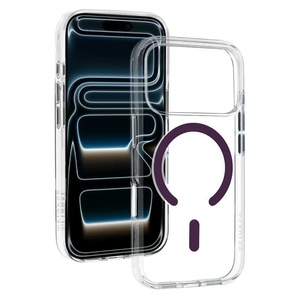 Kryt Liavec Pure MagSafe pro iPhone 17 Pro a 18 Pro fialový
