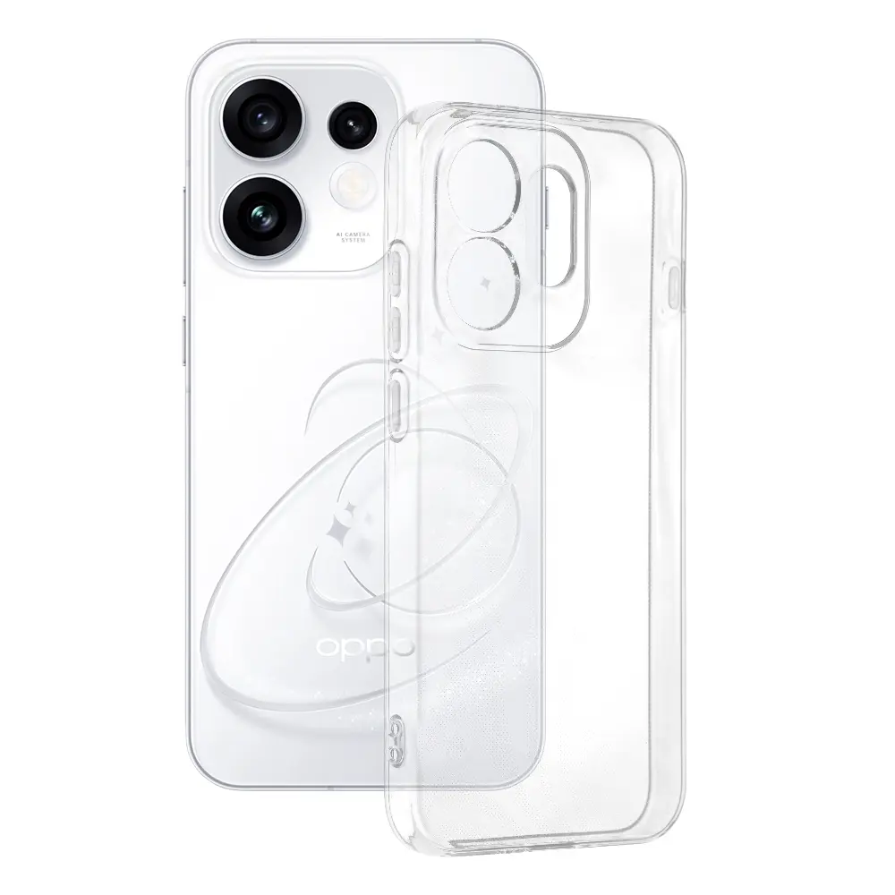 Techsuit - Clear Silicone obal pro Oppo Reno16 - transparentní