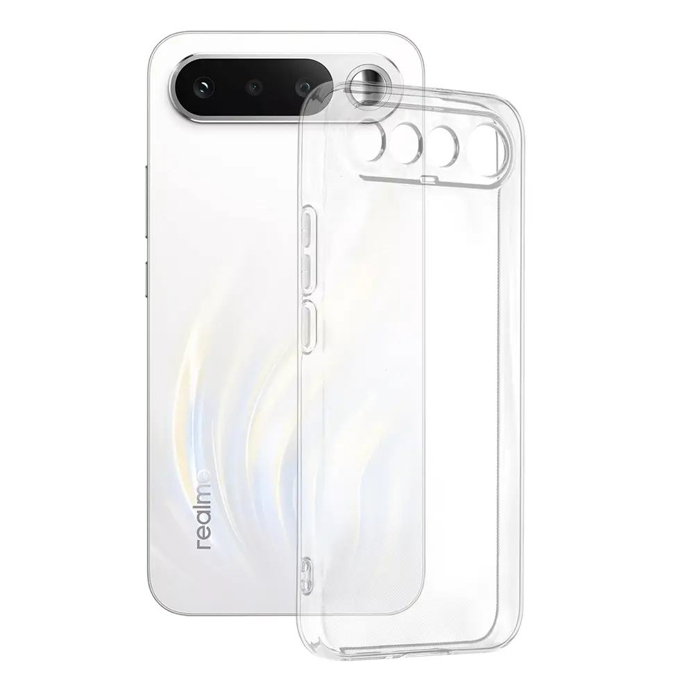 Kryt Techsuit Clear Silicone pro Realme 16 5G transparentní