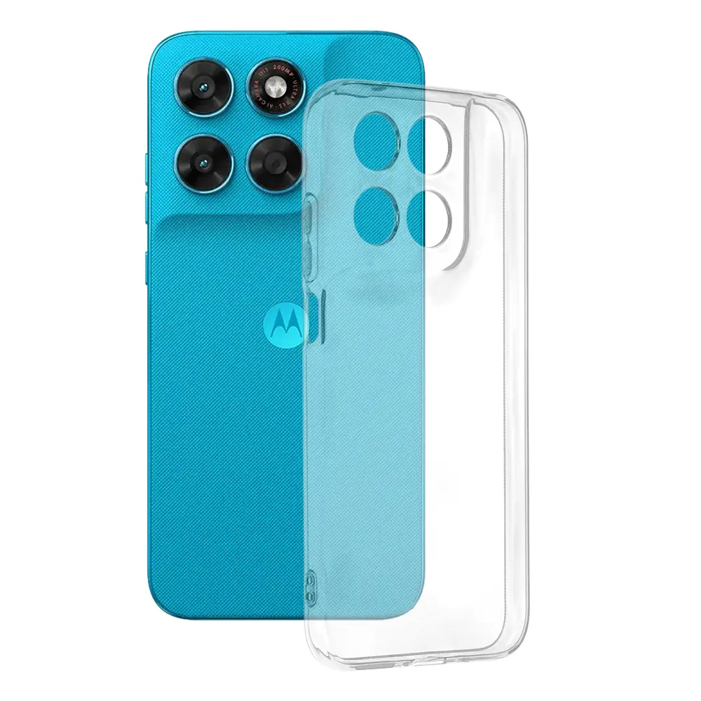 Techsuit - Clear Silicone obal pro Motorola Moto G87/G77/G67 - transparentní