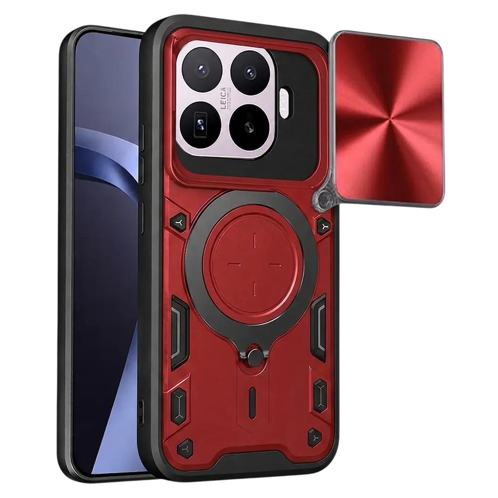 Techsuit CamGuard Pro, Xiaomi 17T Pro, červený