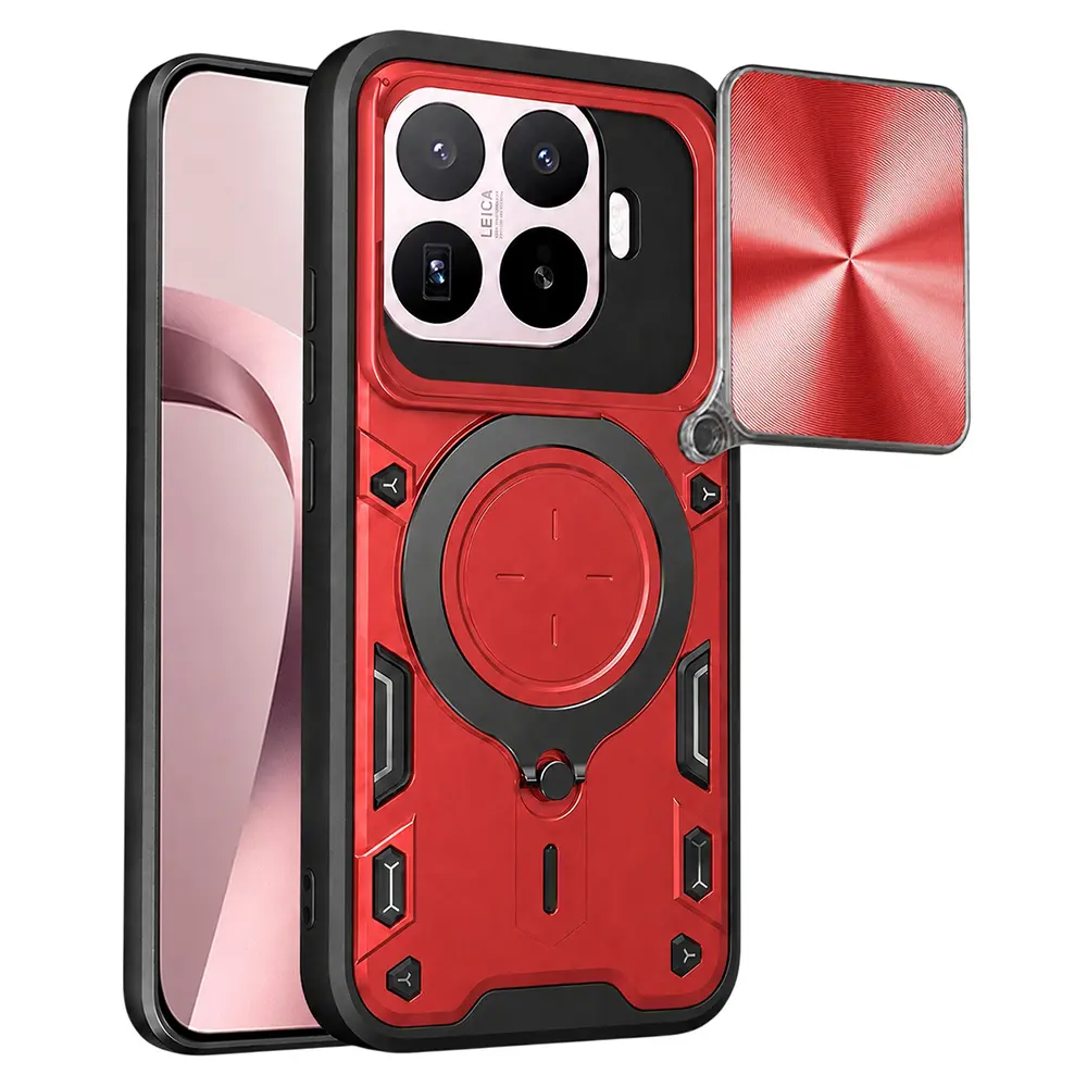 Kryt Techsuit CamGuard Pro pro Xiaomi 17T červený