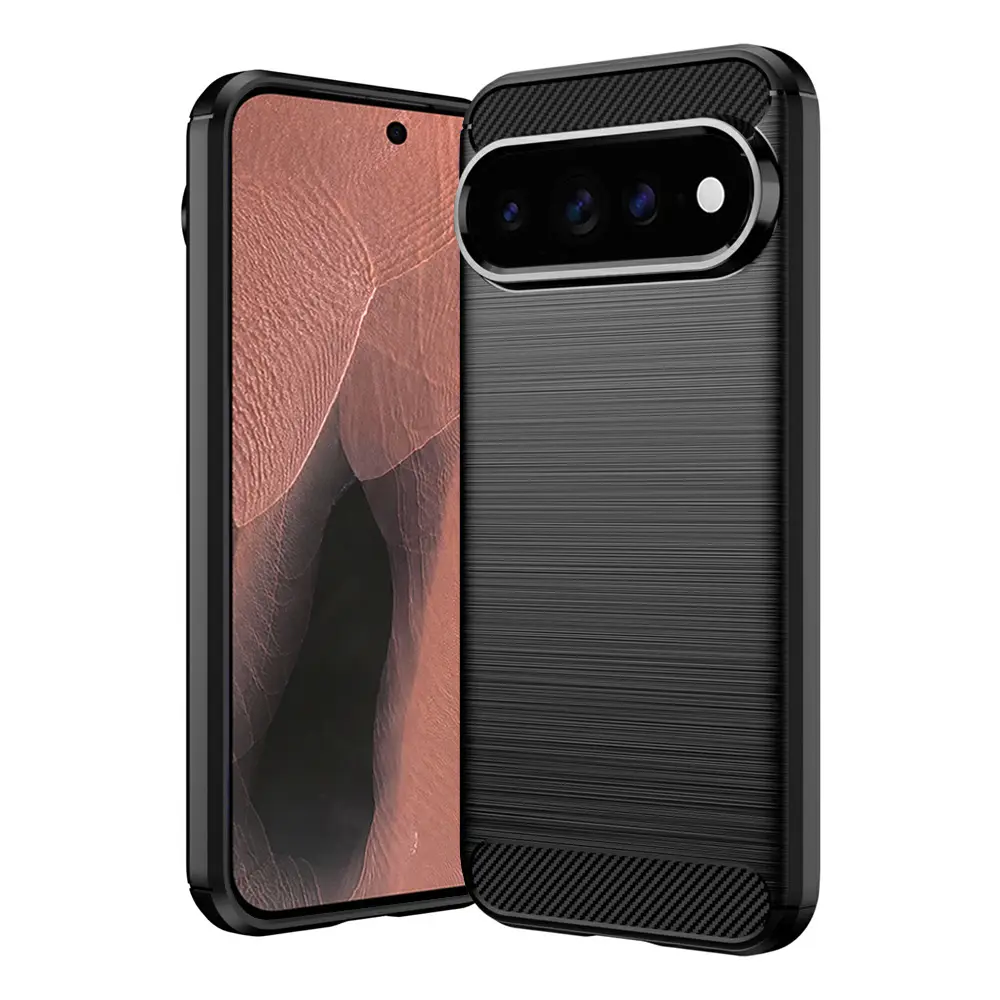 Techsuit - Carbon Silicone obal pro Google Pixel 11 Pro XL - černý