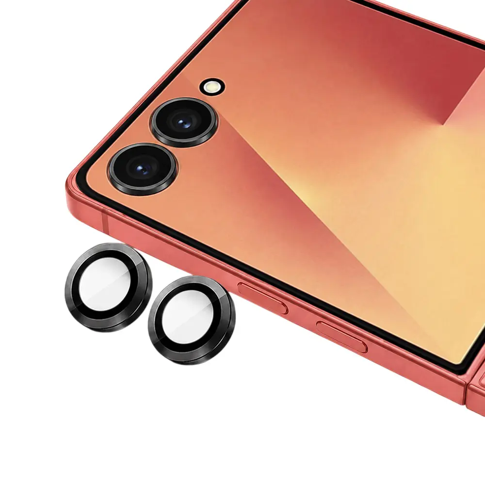 Blueo Sklíčko pro čočku fotoaparátu, Galaxy Z Flip8, černé