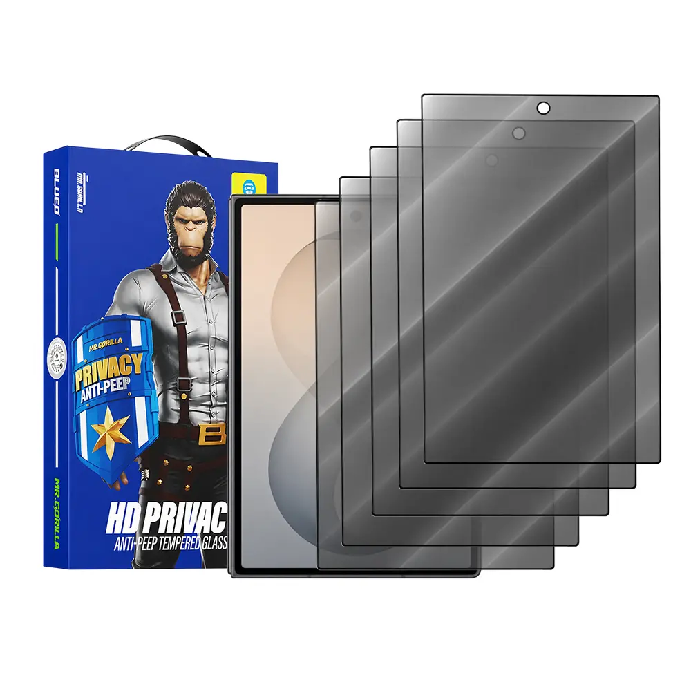 Blueo - Anti-Peep Privacy ochranné sklo pro Samsung Galaxy Z Fold8 (5 ks) - černé