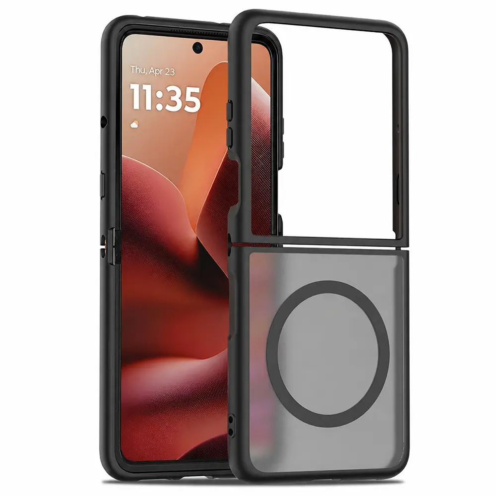 Techsuit - PureFrost MagSafe obal pro Motorola Razr 60 Ultra / Razr 70 Ultra - matný černý